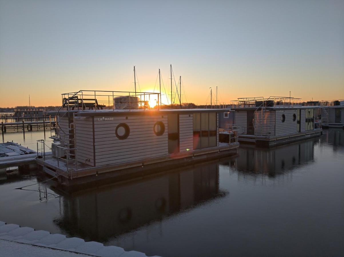 Ostsee Hausboot Schleswig Ostseeblick 1 Villa Esterno foto