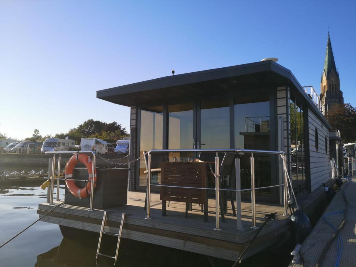 Ostsee Hausboot Schleswig Ostseeblick 1 Esterno foto