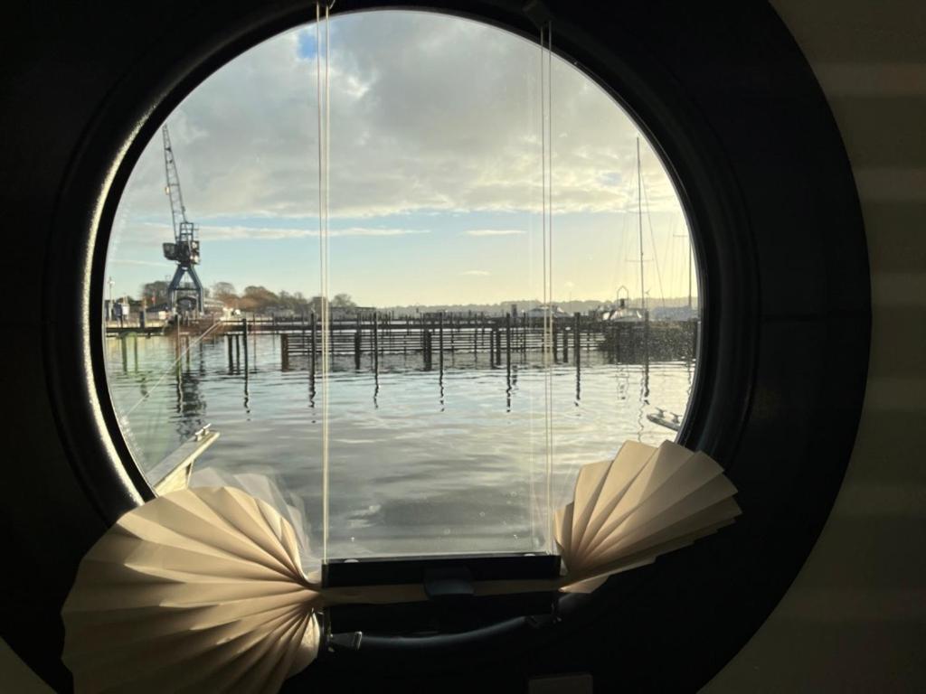 Ostsee Hausboot Schleswig Ostseeblick 1 Esterno foto