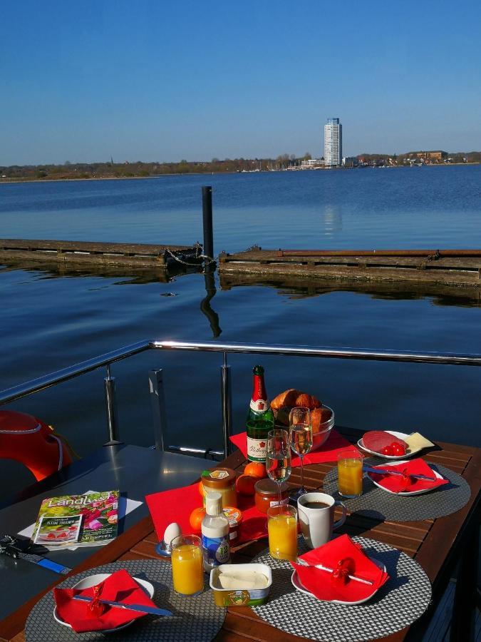 Ostsee Hausboot Schleswig Ostseeblick 1 Villa Esterno foto