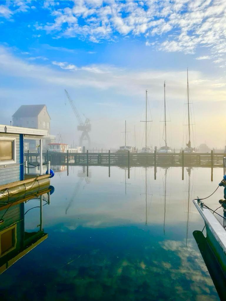 Ostsee Hausboot Schleswig Ostseeblick 1 Villa Esterno foto