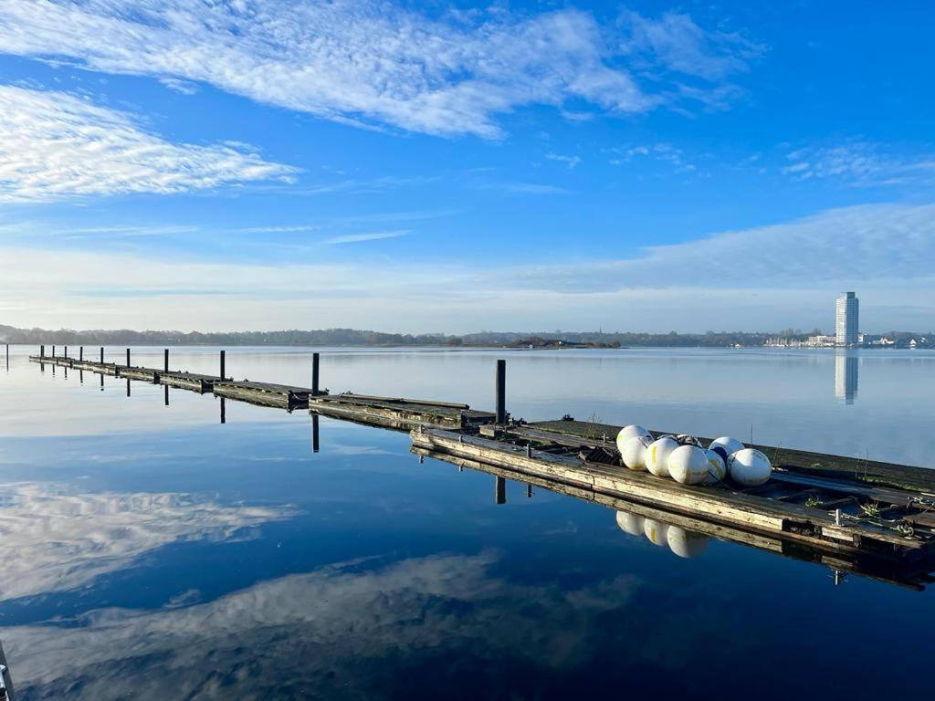 Ostsee Hausboot Schleswig Ostseeblick 1 Villa Esterno foto