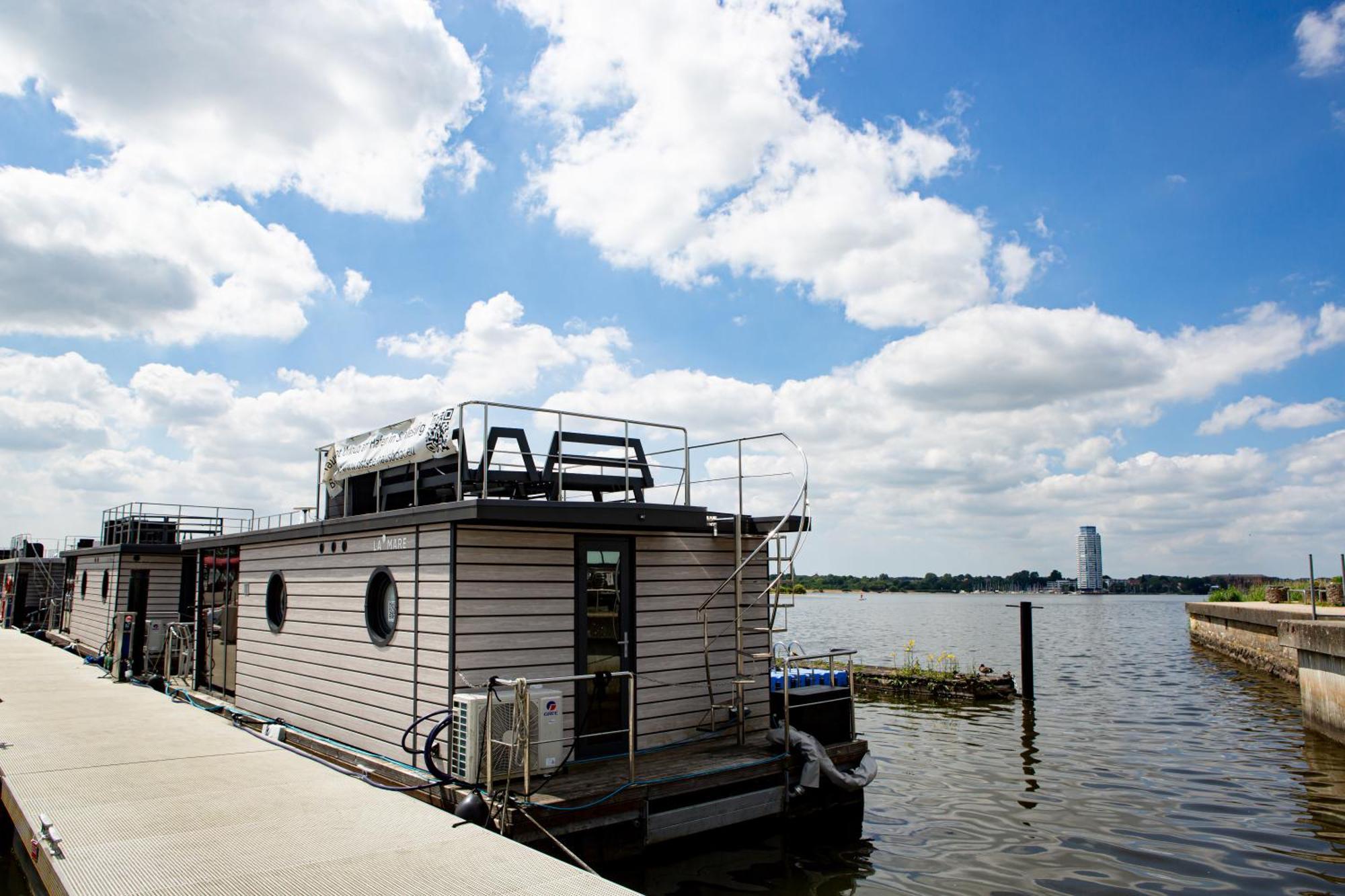 Ostsee Hausboot Schleswig Ostseeblick 1 Villa Esterno foto