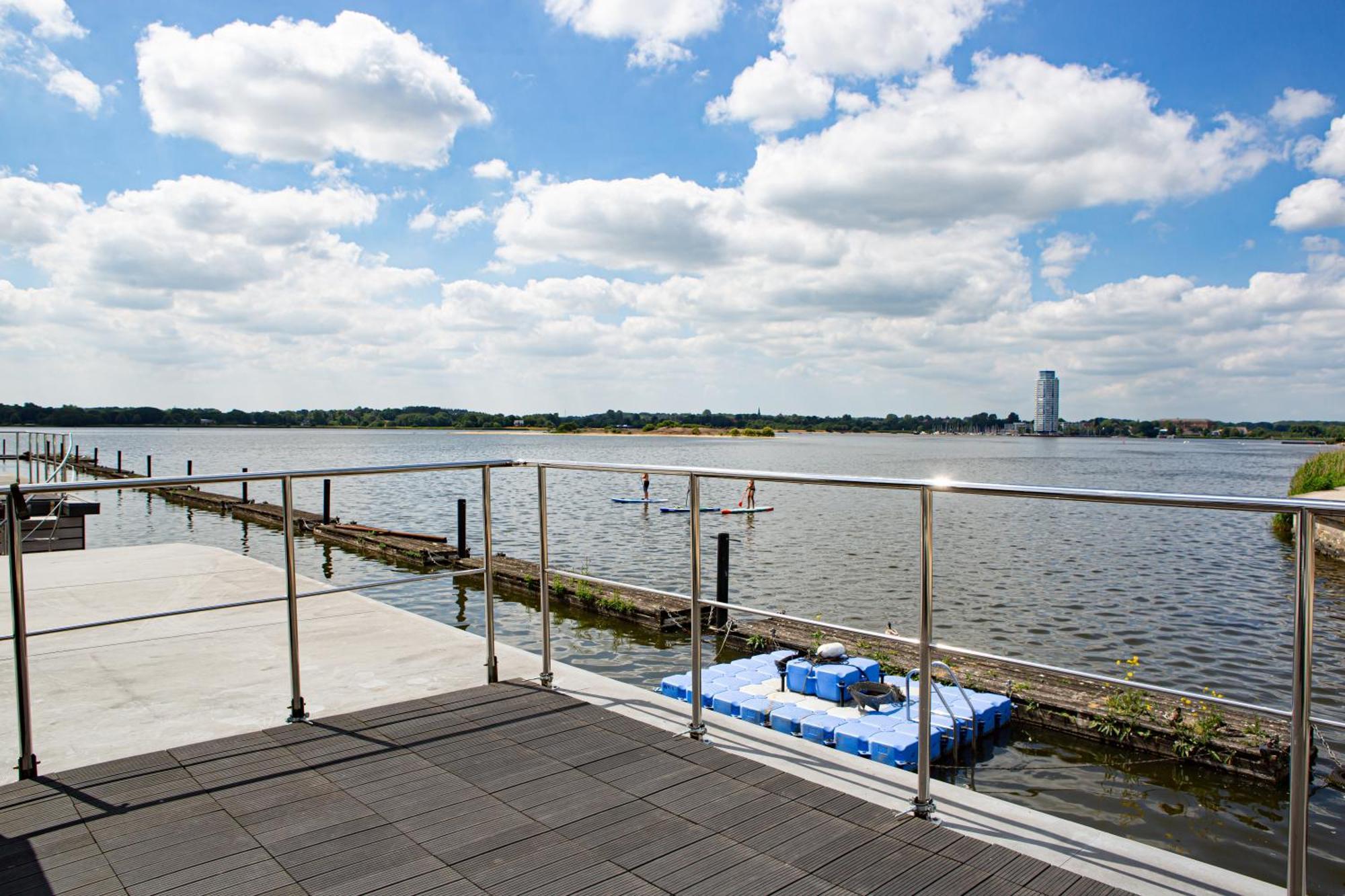 Ostsee Hausboot Schleswig Ostseeblick 1 Villa Esterno foto