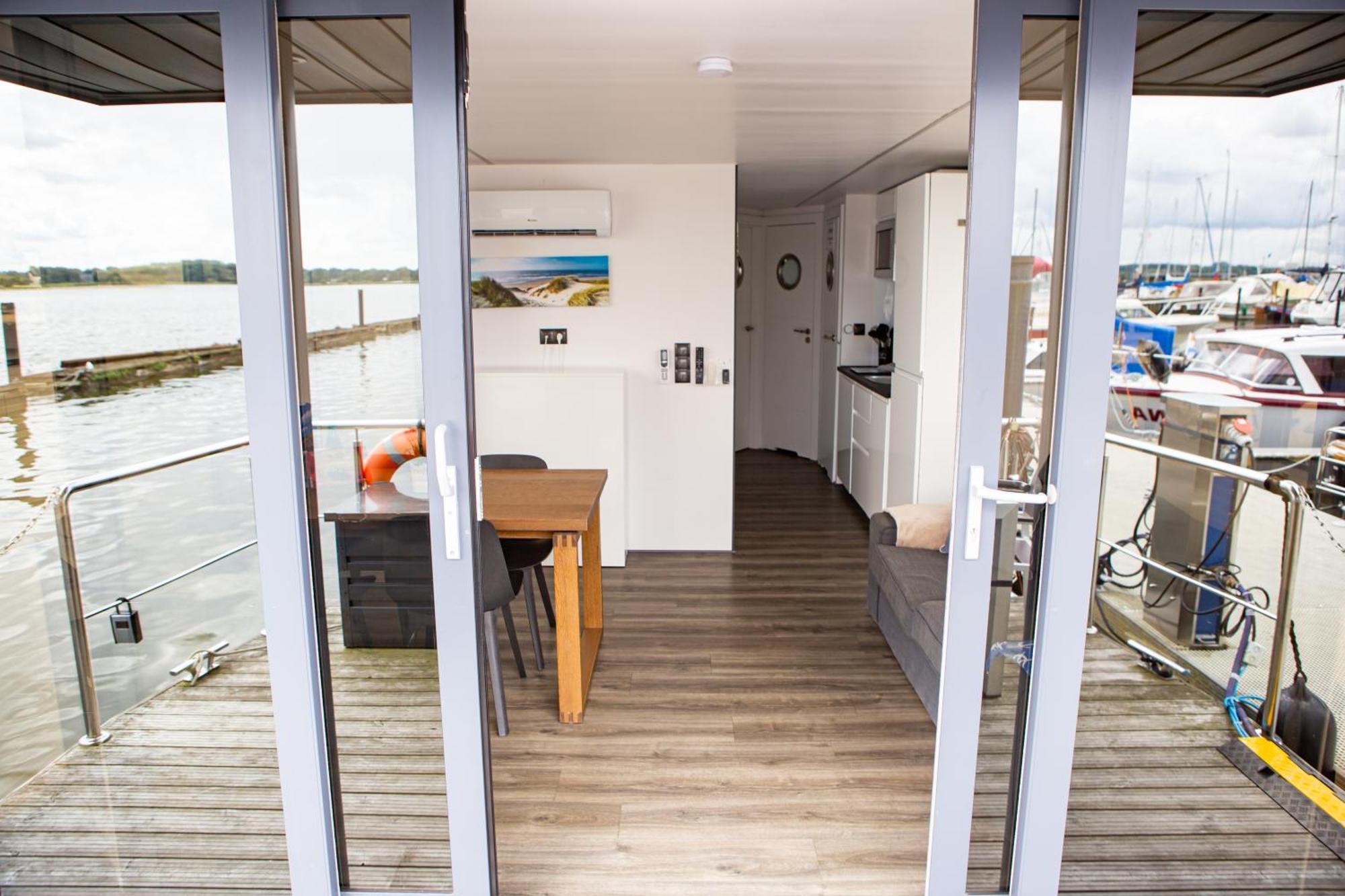 Ostsee Hausboot Schleswig Ostseeblick 1 Esterno foto